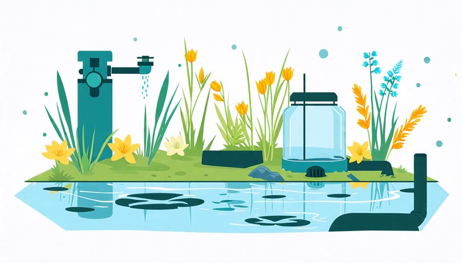 Infographic summarizing common pond pump problems and their solutions