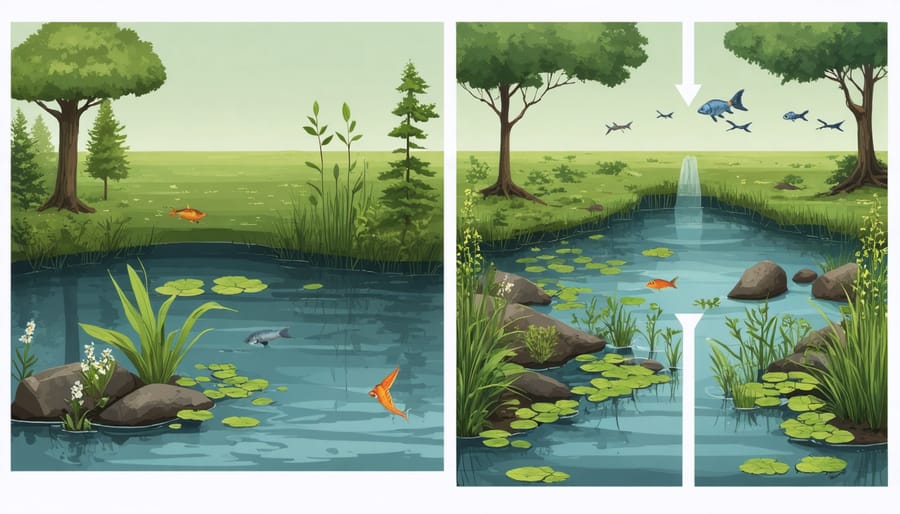 Comparison of pond macrohabitat and microhabitat