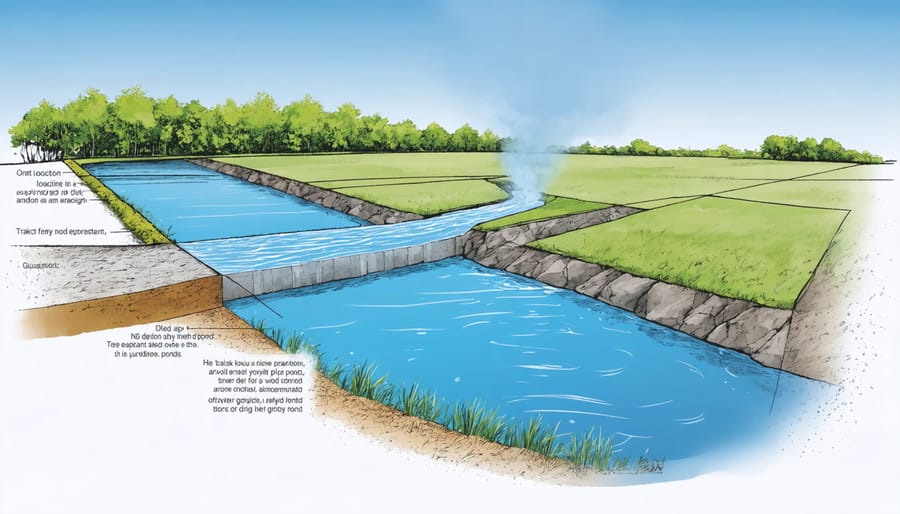 Visual guide to choosing the optimal location and design for an evaporation pond