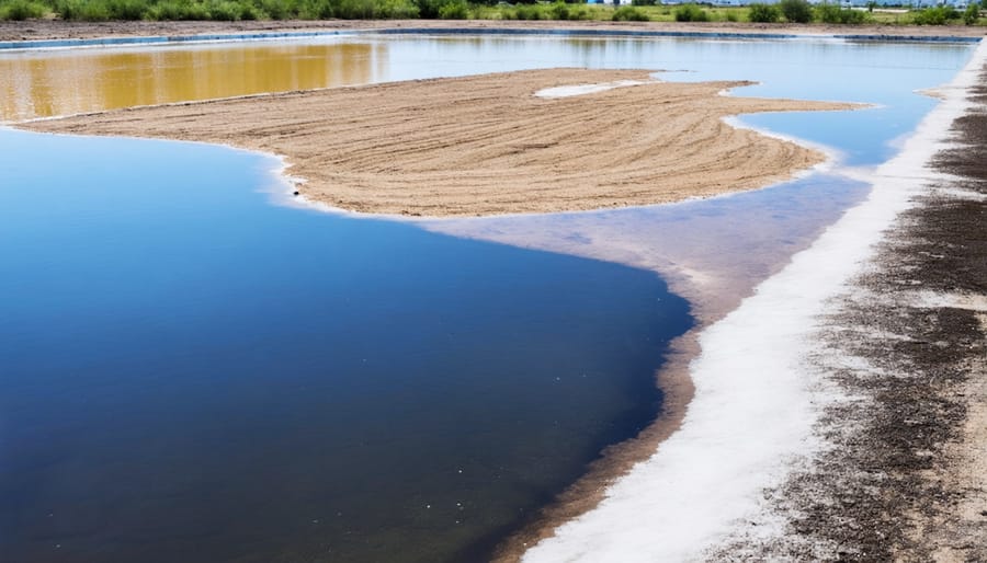 Demonstration of essential maintenance tasks for evaporation ponds