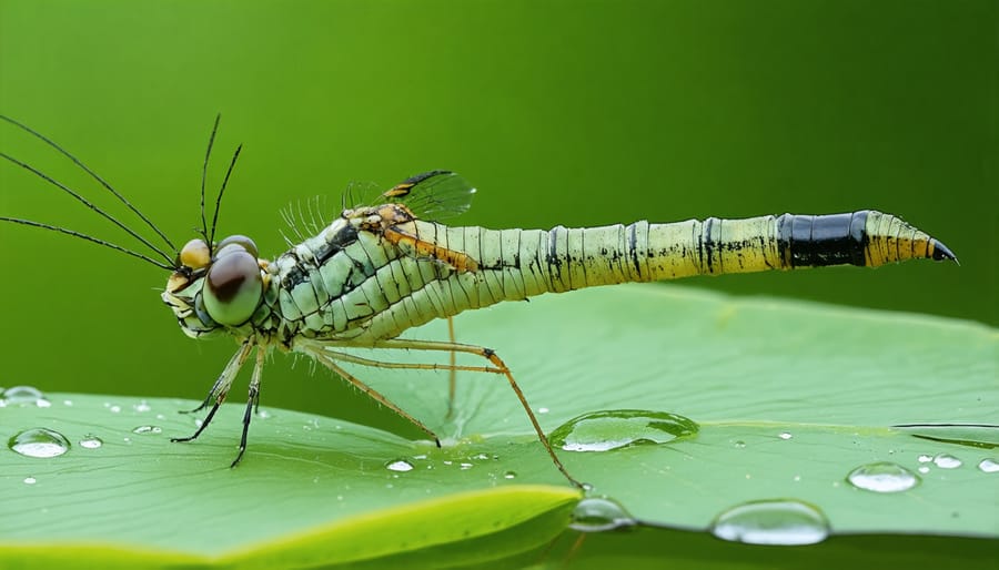 Natural pond predators controlling mosquito larvae and other unwanted insects