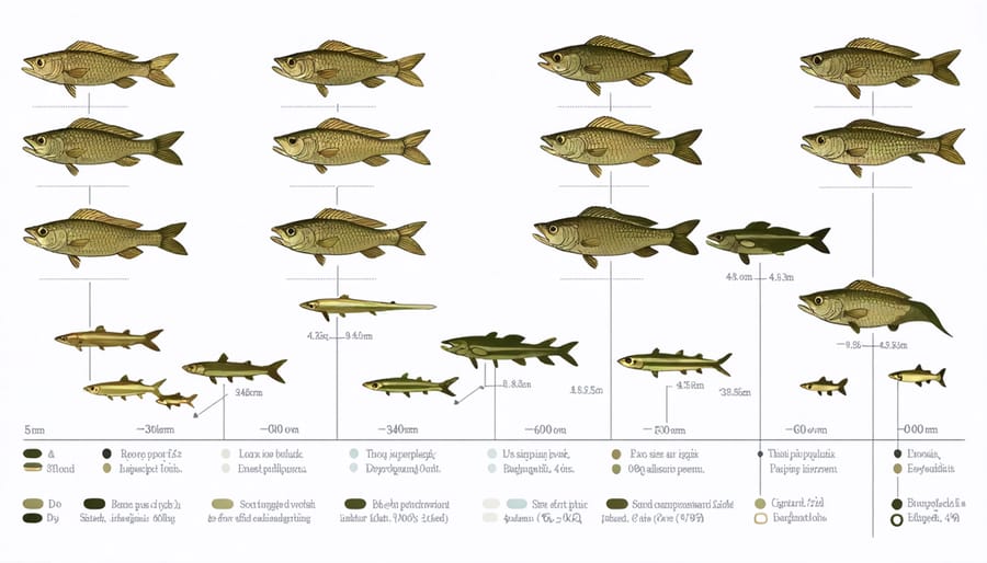 Illustrated guide of recommended fish species and proper stocking ratios for Mississippi ponds