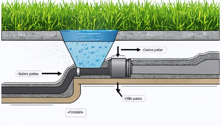 Installation diagram for smart pond pump showing placement and connection steps