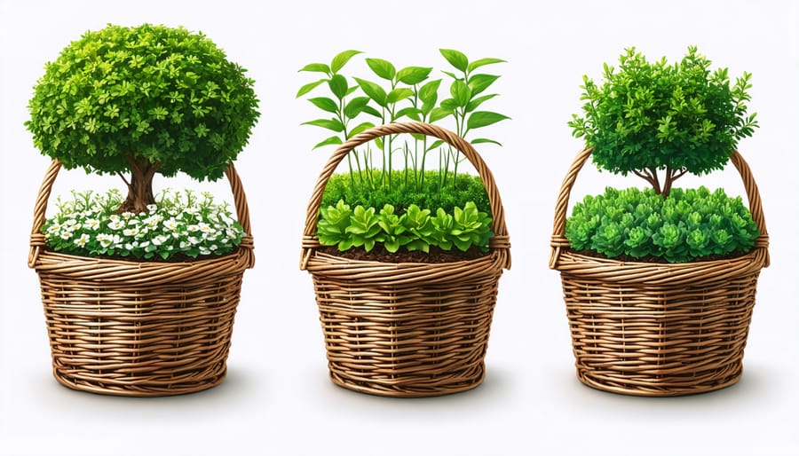 Demonstration of proper pond plant substrate installation in an aquatic planting basket