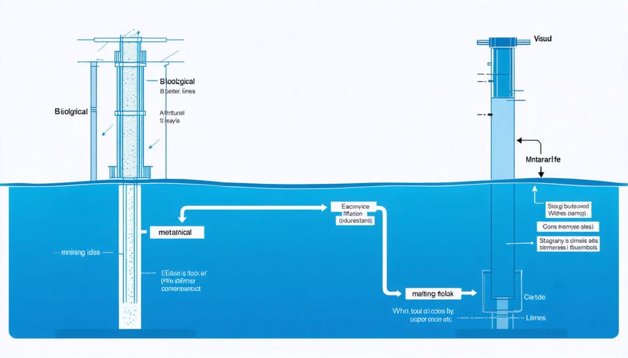 Side-by-side comparison of mechanical and biological filtration systems for small ponds