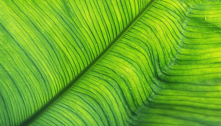 Detailed photographs showing various aquatic plant leaf shapes, patterns, and identifying features