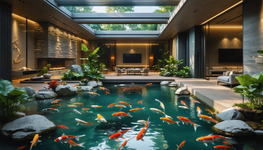 Transform Your Living Space with a Breathtaking Indoor Pond ...