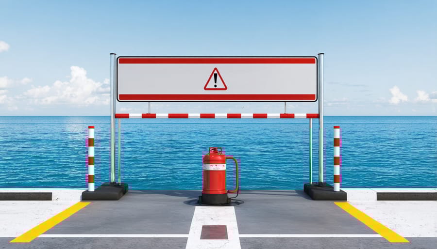 Well-designed emergency water access point for fire safety