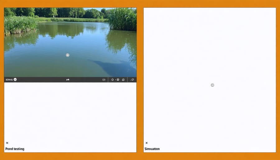 Comparison of physical water quality testing equipment and its virtual reality counterpart