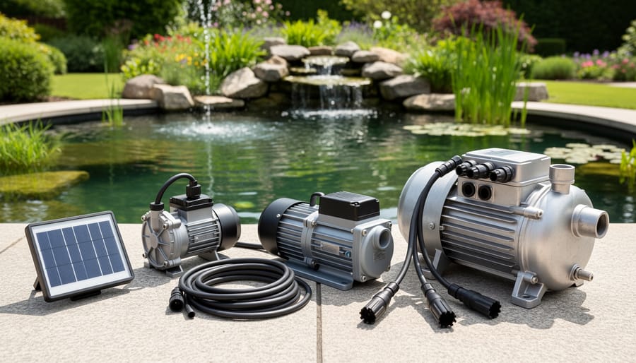 Comparison of diaphragm, linear piston, and solar aeration pump systems